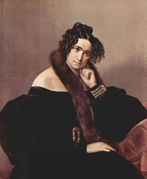 Francesco Hayez Portrait of Felicina Caglio Perego di Cremnago